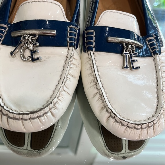 Ice Iceberg Leather Drivers Shoes White / Blue  8 - Picture 5 of 15